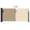 vidaXL Auvent lat&eacute;ral r&eacute;tractable beige 100x300 cm