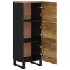 vidaXL Buffet avec 3 portes 40x33x110 cm bois massif manguier et fer