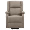 vidaXL Fauteuil Taupe Tissu