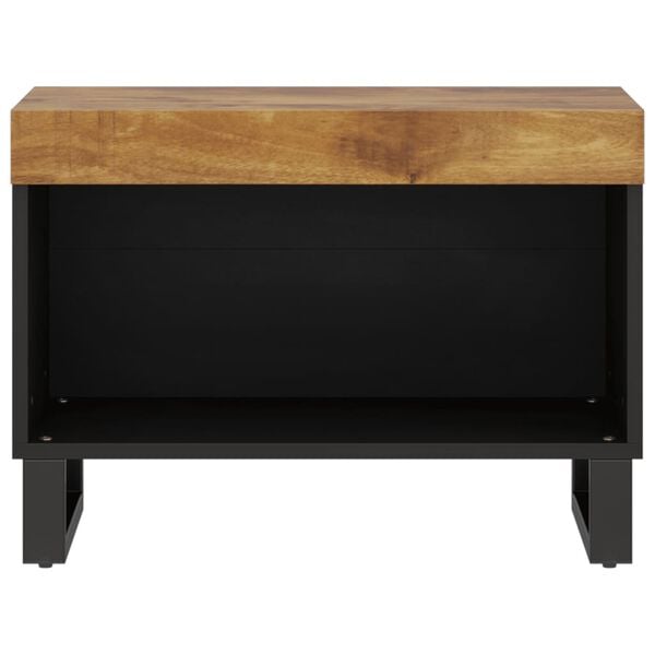 vidaXL Meuble TV 60x33x43,5 cm bois massif de manguier