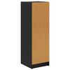 vidaXL Haut Armoire Ch&ecirc;ne noir 35 x 37 x 109 cm Bois d'ing&eacute;nierie