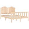 vidaXL Cadre de lit sans matelas 140x190 cm bois de pin massif