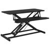 vidaXL Bureau de travail r&eacute;glable 90x40x(13-50) cm Acier et bois