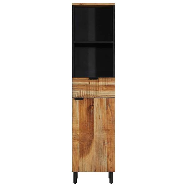 vidaXL Meuble de Lavabo de Salle de Bain Bois d'Acacia Massif
