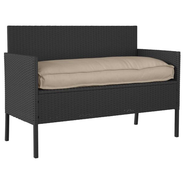 vidaXL Coussin pour assise / dossier de palette Taupe 120 x 50 x 12 cm