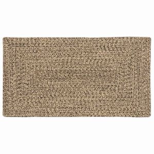 vidaXL Tapis Naturel et noir 60 x 110 cm Jute