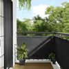 vidaXL &Eacute;cran de balcon anthracite 90x700 cm 100% polyester oxford