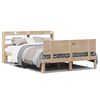 vidaXL Cadre de lit avec t&ecirc;te de lit sans matelas 120x190 cm