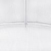vidaXL Serre avec cadre en acier blanc 64 m² 16x4x2 m