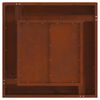 vidaXL Braise Marron 60 x 60 x 30 cm Acier patin&eacute;