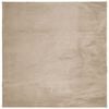 vidaXL Tapis HUARTE &agrave; poils courts doux et lavable sable 240x240 cm