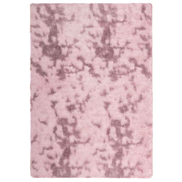 vidaXL Tapis Shaggy &agrave; poils longs NAVARRA rose poudr&eacute; 120x170 cm