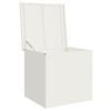 vidaXL Bo&icirc;te de Rangement Ext&eacute;rieure Blanc 55 x 50,5 x 50 cm Acier