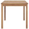 vidaXL Table à dîner de jardin 140x80x77 cm Bois de teck solide