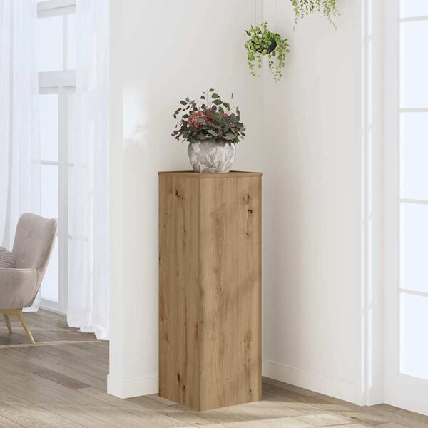 vidaXL Support pour plantes 33x33x100 cm bois d'ing&eacute;nierie