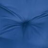 vidaXL Coussin de banc de jardin bleu 120x(50+50)x7 cm tissu oxford