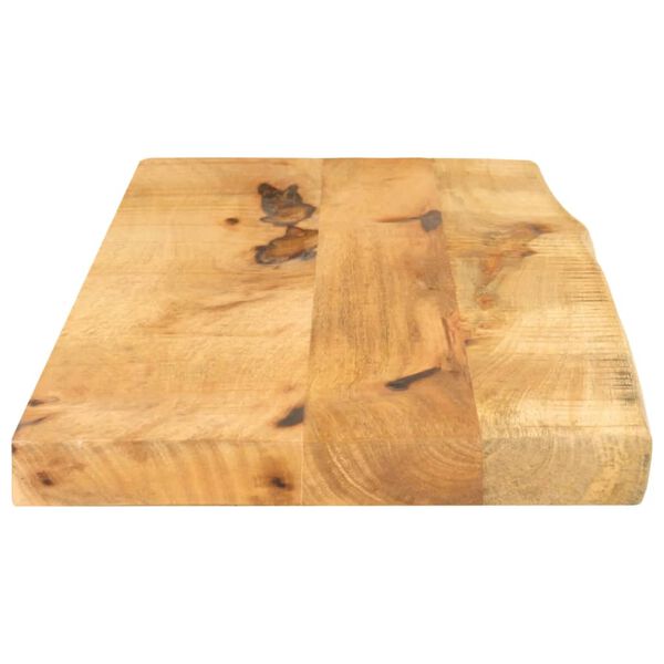 vidaXL Dessus de table 80x20x3,8 cm bord vif bois massif manguier brut