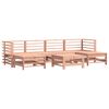 vidaXL Salon de jardin 7 pcs avec coussins bois massif douglas