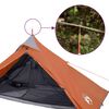vidaXL Tente suspendue tipi 1 personne orange imperm&eacute;able