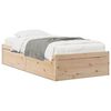 vidaXL Cadre de lit sans matelas 90x190 cm bois de pin massif