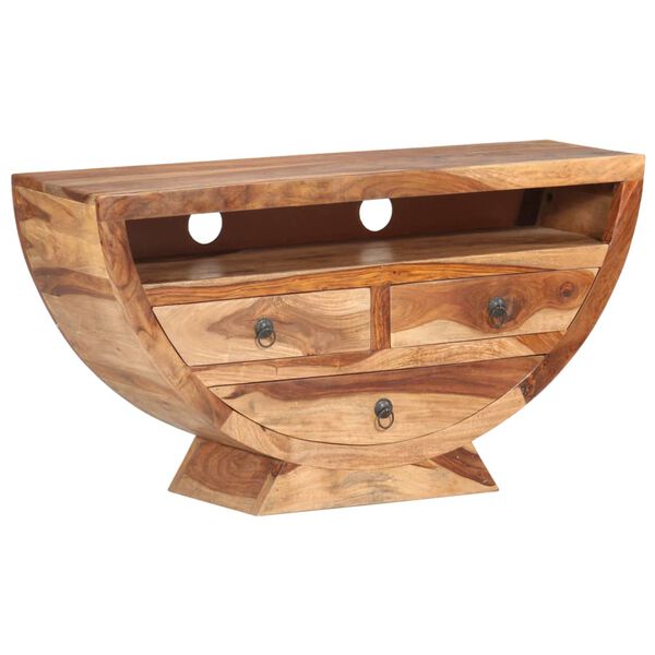 vidaXL Meuble TV 100x30x52 cm Bois solide