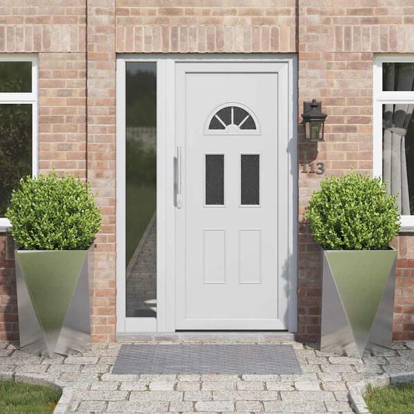 vidaXL Jardini&egrave;re 2 pcs Argent 50 x 50 x 75 cm Acier inoxydable