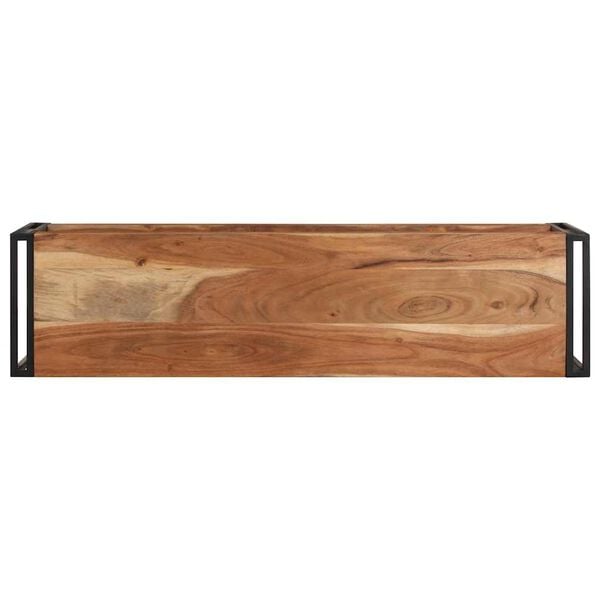 vidaXL Meuble TV 120x30x40 cm Bois d'acacia massif