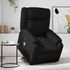 vidaXL Fauteuil inclinable de massage &eacute;lectrique noir similicuir