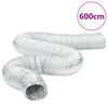 vidaXL Conduit de ventilation aluminium 6 m &Oslash;10 cm
