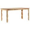 vidaXL Table de salle à manger 160x80x76cm Bois de récupération massif