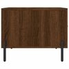 vidaXL Table basse Ch&ecirc;ne marron 50x50x40 cm Bois d'ing&eacute;nierie