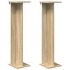 vidaXL Support de Plante 2 pi&egrave;ces Ch&ecirc;ne Sonoma 25 x 25,5 x 100,5 cm