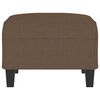 vidaXL Repose-pied Marron 70x55x41 cm Tissu