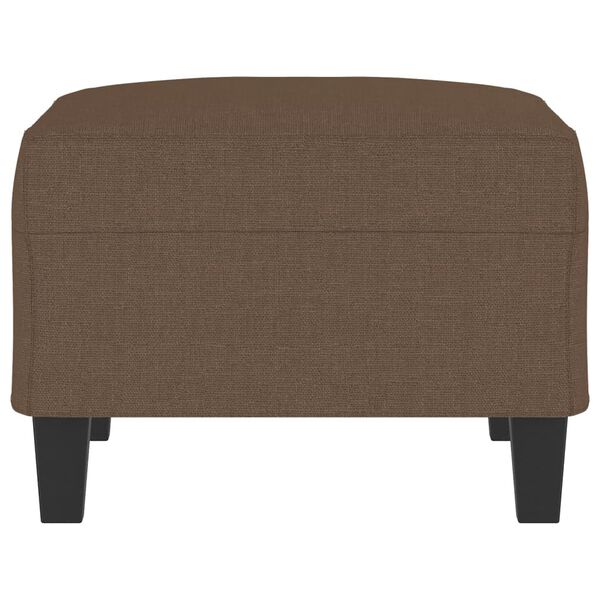vidaXL Repose-pied Marron 70x55x41 cm Tissu