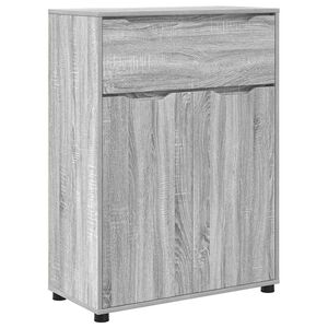vidaXL Cabinet de salle de bain Gris Sonoma 72,5 x 36,5 x 100 cm
