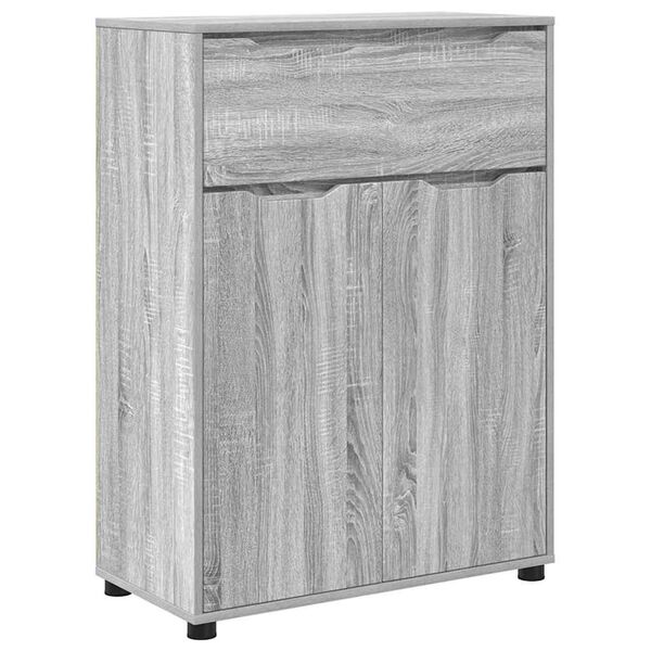 vidaXL Cabinet de salle de bain Gris Sonoma 72,5 x 36,5 x 100 cm