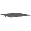vidaXL Pied de parasol 52 kg Gris fonc&eacute; Acier Carr&eacute; R&eacute;glable