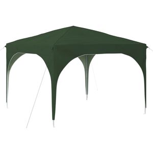 vidaXL Tente de f&ecirc;te pop-up 290 x 290 x 245 cm Vert