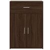 vidaXL Buffets 2 pcs ch&ecirc;ne marron 60x30x84 cm bois d'ing&eacute;nierie