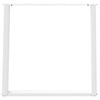 vidaXL Pieds de table &agrave; manger en U 2 pi&egrave;ces Blanc 70 x (72-73) cm Acier