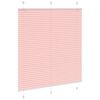 vidaXL Store pliss&eacute; rose 115x150 cm largeur du tissu 114,4cm polyester