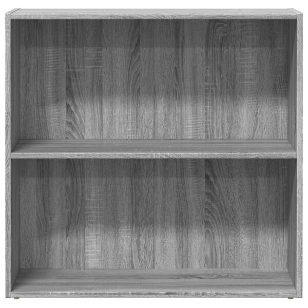 vidaXL Biblioth&egrave;que sonoma gris 80x30x77 cm bois d'ing&eacute;nierie