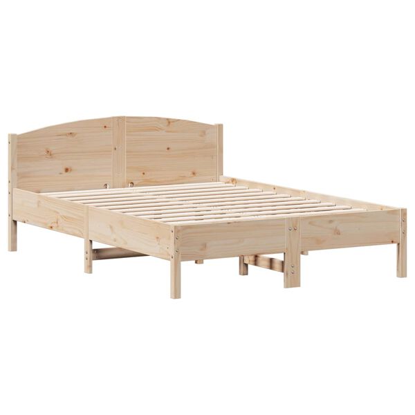 vidaXL Cadre de lit sans matelas 120x190 cm bois de pin massif