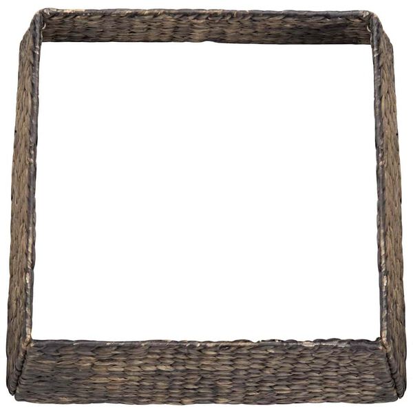 vidaXL Collier de sapin de Noël Noir 60 x 60 x 28 cm Jacinthe d'eau