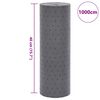 vidaXL Tampon absorbant d'huile gris 40x1000 cm