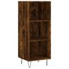 vidaXL Buffet haut Ch&ecirc;ne fum&eacute; 34,5x32,5x180 cm Bois d'ing&eacute;nierie