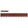 vidaXL Bordure de Pelouse 30 pcs Marron 100 x 0.05 x 20 cm