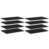 vidaXL Panneaux de biblioth&egrave;que 8 pcs noir bois d&rsquo;ing&eacute;nierie
