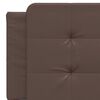 vidaXL Cadre de lit sans matelas Zadar marron 160x200 cm similicuir