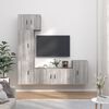 vidaXL Ensemble de meubles TV 5 pcs Sonoma gris Bois d'ing&eacute;nierie